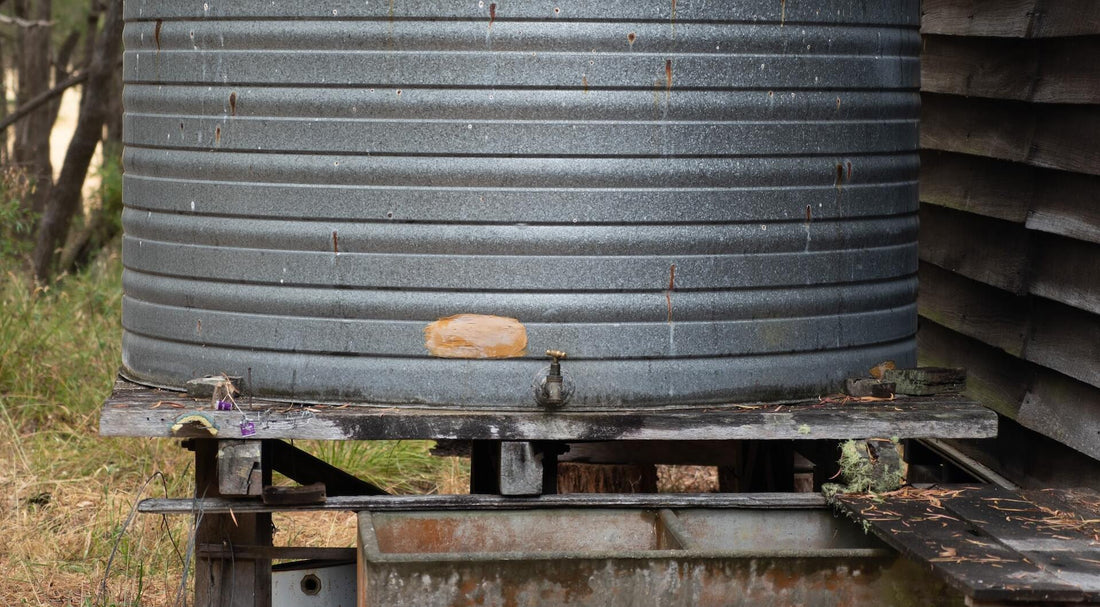 House drinking water tank to emphasise the importance of drinking water standards.