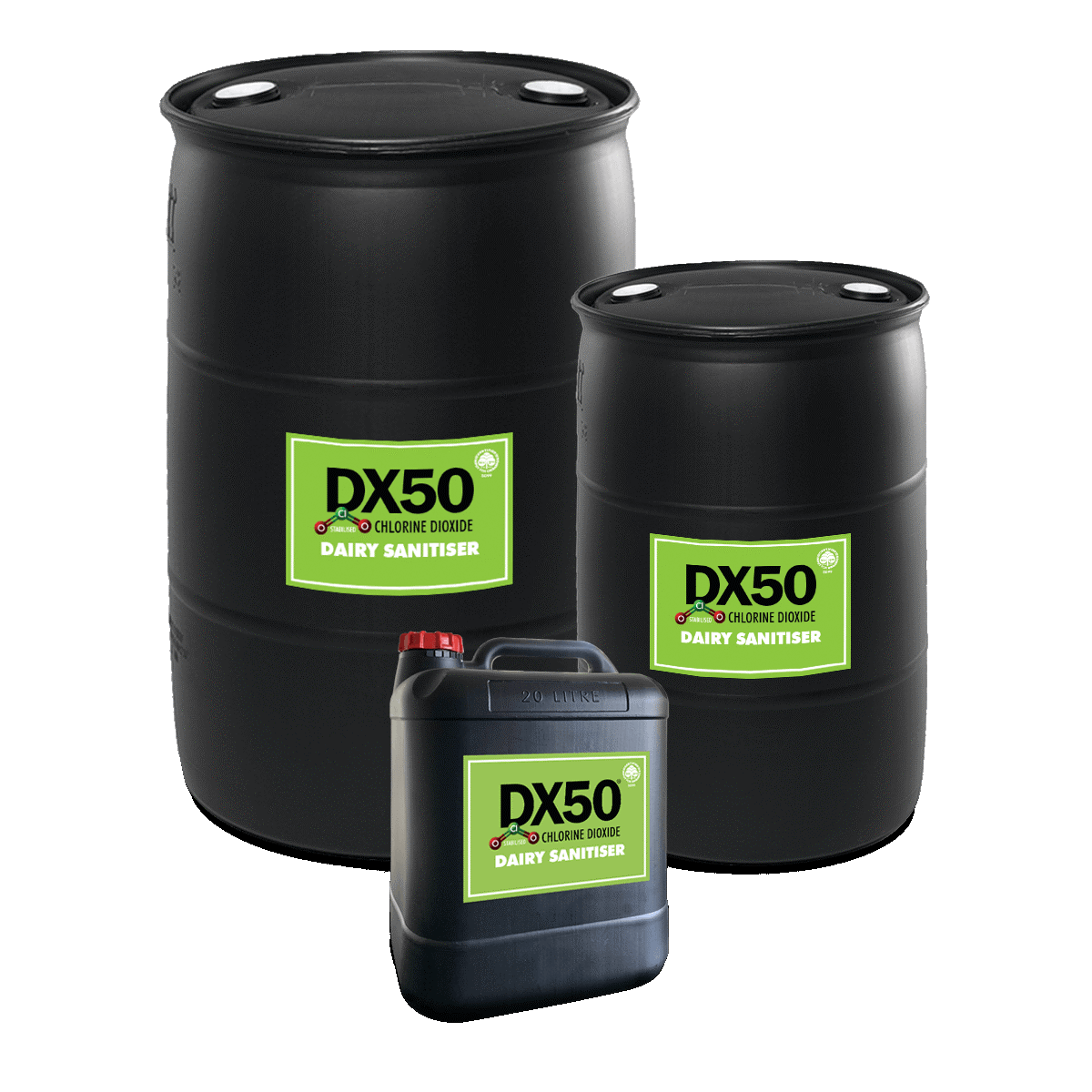 DX50 Dairy Sanitiser - DX50 Chlorine Dioxide