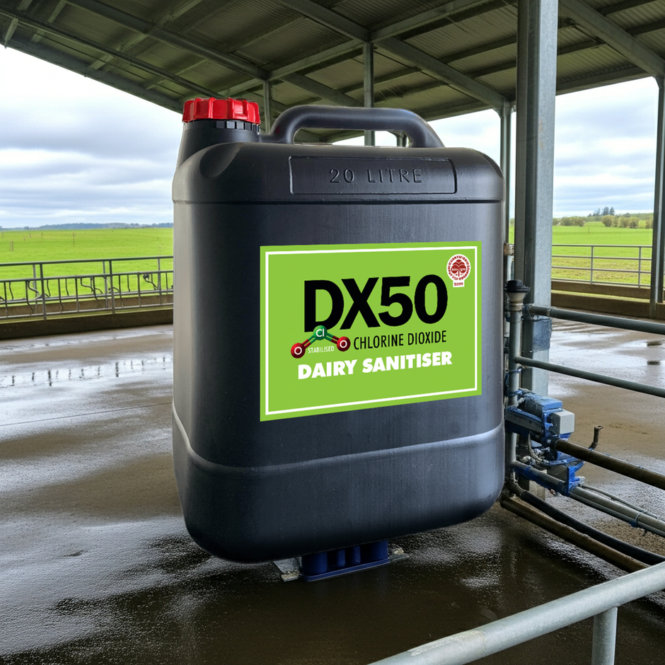 DX50 Chlorine Dioxide – Water Treatment, Fungicide & Organic Sanitiser