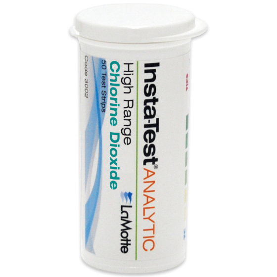 Insta-TEST® Chlorine Dioxide Test Strips 0-500 ppm