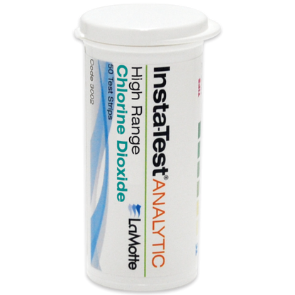 Chlorine Dioxide insta-test, High range 0-500ppm