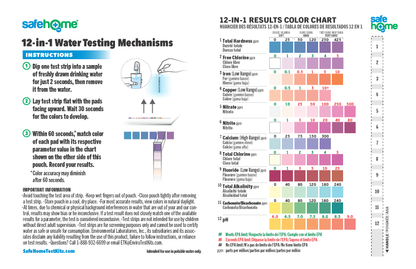 Safe Home® BASIC 120 Water Quality Test Kit