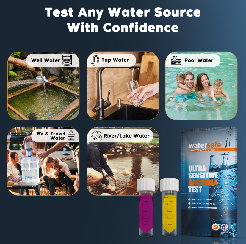 Watersafe® Bacteria Test Vial – 2 Pack