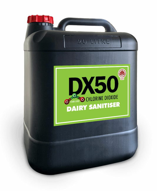 DX50 Dairy Sanitiser - DX50 Chlorine Dioxide