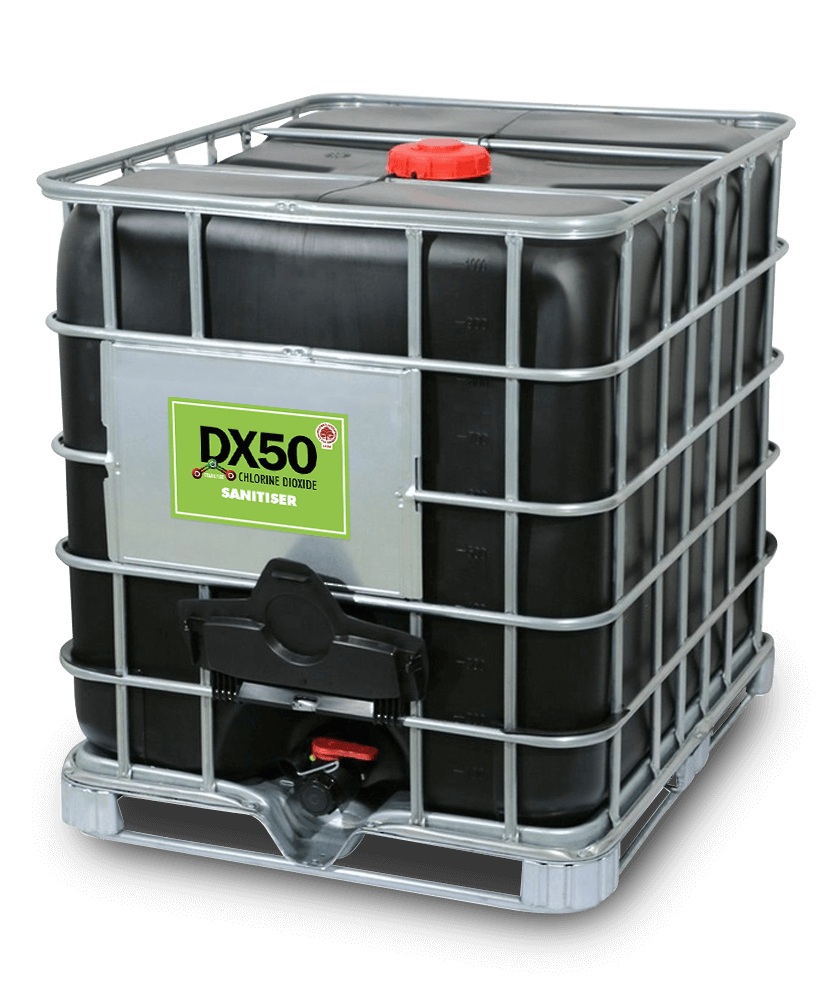 DX50 Organic Sanitiser 1000L- DX50 Chlorine Dioxide NZ