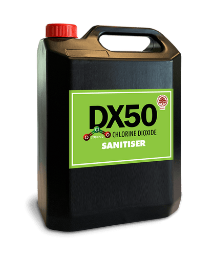 DX50 Organic Sanitiser 5L- DX50 Chlorine Dioxide NZ