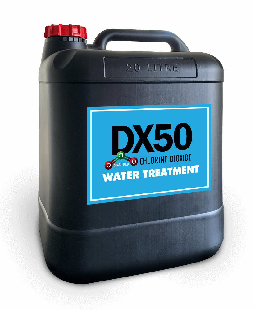DX50 Water Tank Treatment NZ 20L- DX50 Chlorine Dioxide